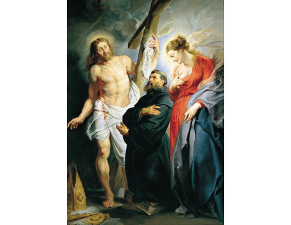 VRU213 Peter Paul Rubens - Svatý Augustín mezi Kristem a Pannou Marii