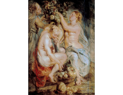 VRU231 Peter Paul Rubens - Ceres a dvě víly s Cornucopii