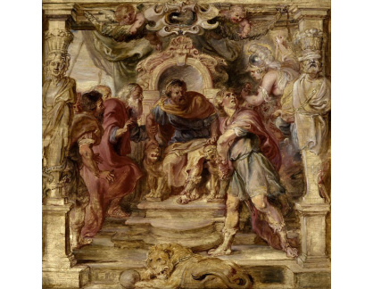 VRU252 Peter Paul Rubens - Achilles hněvající se na Agamemnona