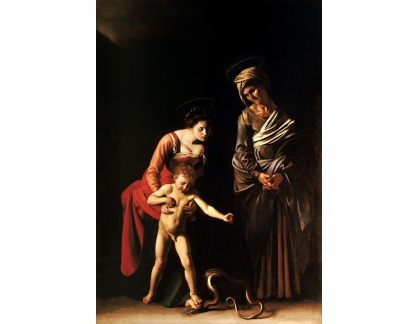 VCAR 46 Caravaggio - Madonna a dítě se svatou Annou