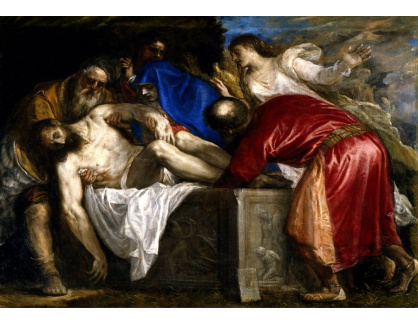 Tizian - Pohřeb Krista