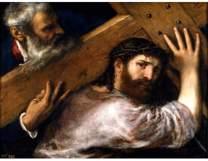 Tizian - Kristus nesoucí kříž