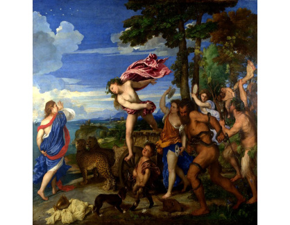 Tizian - Bacchus a Ariadne