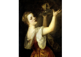 Tizian - Salome s hlavou Jana Křtitele