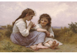 R15-161 Adolph William Bouguereau - Dvě děvčátka