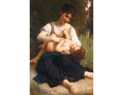 R15-21 Adolph William Bouguereau - Žena lechtající dítě