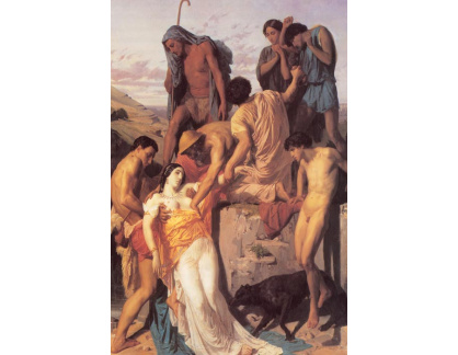 R15-52 Adolph William Bouguereau - Zenobia nalezená pastýři na břehu řeky