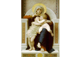 R15-91 Adolph William Bouguereau - Madona s Ježíšem a svatým Janem Babtistou