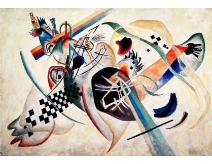 VVK 20 Vasilij Kandinskij - Kompozice 224, na bílé