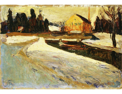 VVK 21 Vasilij Kandinskij - Schwabing v zimním slunci