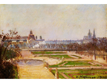VCP-281 Camille Pissarro - Tuileries a Louvre
