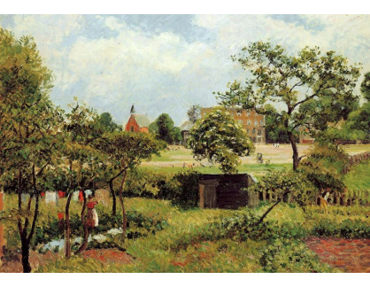 VCP-284 Camille Pissarro - Pohled přes Stamford Brook Common