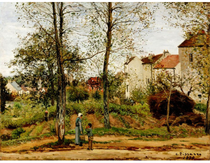 VCP-331 Camille Pissarro - Domy na Bougival