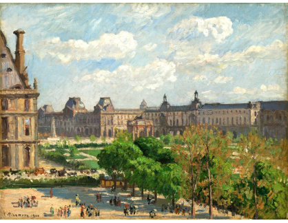 VCP-365 Camille Pissarro - Place du Carrousel v Paříži