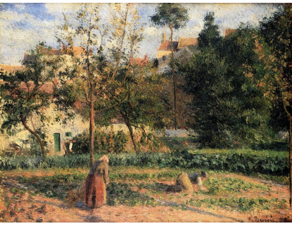 VCP-419 Camille Pissarro - Zeleninová zahrada v Hermitage
