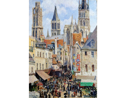VCP-488 Camille Pissarro - Rue de Epicerie v Rouen