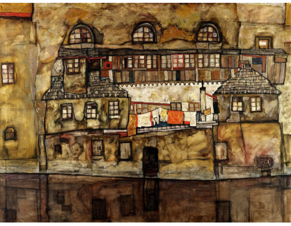 VES 243 Egon Schiele - Dům na řece
