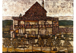 VES 241 Egon Schiele - Dům s dřevěnou střechou