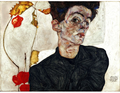 VES 245 Egon Schiele - Autoportrét