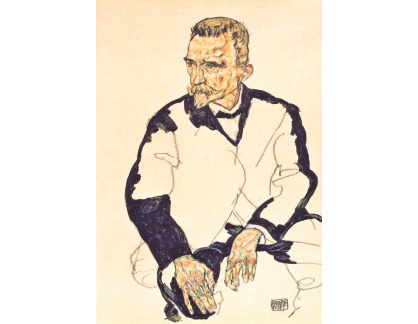 VES 54 Egon Schiele - Portrét Heinricha Benesche