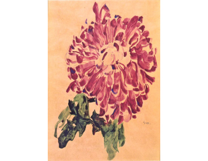 VES 125 Egon Schiele - Rudé chryzantémy