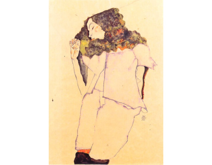 VES 134 Egon Schiele - Spící dívka