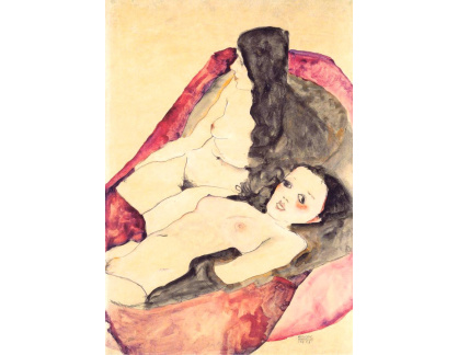 VES 204 Egon Schiele - Dvě nahé dívky