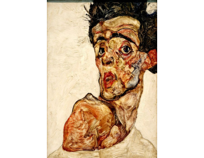 VES 282 Egon Schiele - Autoportrét