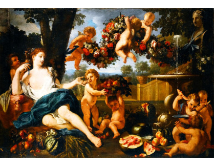 BRG-03 Abraham Brueghel - Ceres a Amorové u kašny