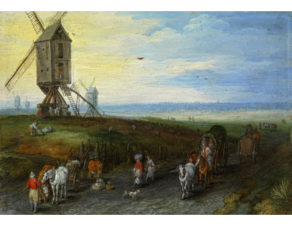 BRG-49 Jan Brueghel - Krajina s větrnými mlýny