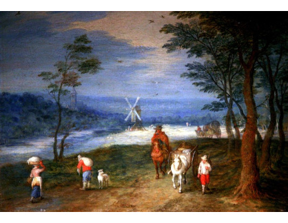 BRG-81 Jan Brueghel - Rolníci na cestě