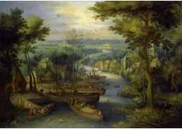 BRG-86 Jan Brueghel - Rozsáhlá říční krajina