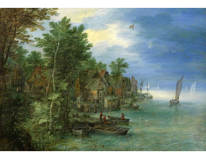 BRG-98 Jan Brueghel - Vesnice na řece