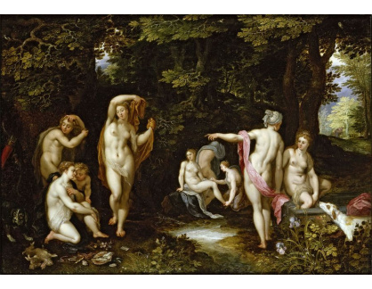BRG-129 Jan Brueghel a Jacob de Backer - Diana a Akteon
