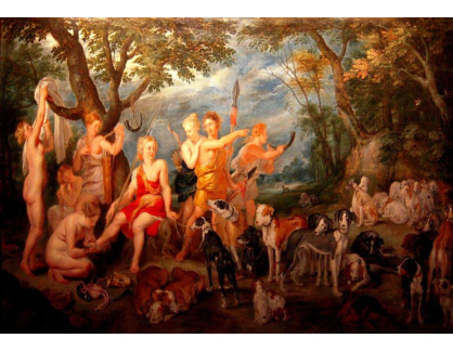 BRG-138 Jan Brueghel a Peter Paul Rubens - Diana a nymfy