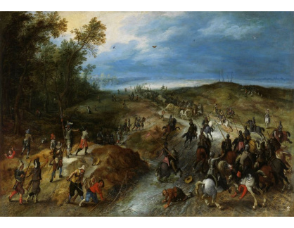 BRG-144 Jan Brueghel a Sebastian Vrancx - Přepadení