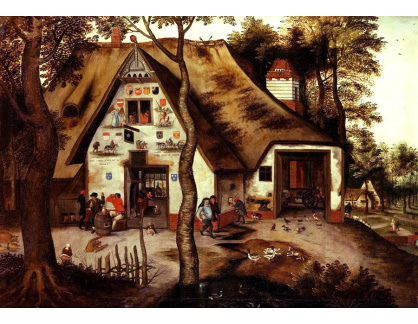 BRG-190 Pieter Brueghel - Vesnická scéna se svatým Michalem