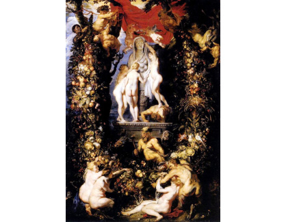BRG-241 Jan Brueghel a Peter Paul Rubens - Příroda a tří grácie