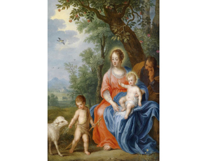 BRG-242 Jan Brueghel a Pieter von Avont - Svatá rodina s Janem Křtitelem