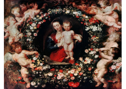 BRG-246 Jan Brueghel a Peter Paul Rubens - Madonna v girlandě květin