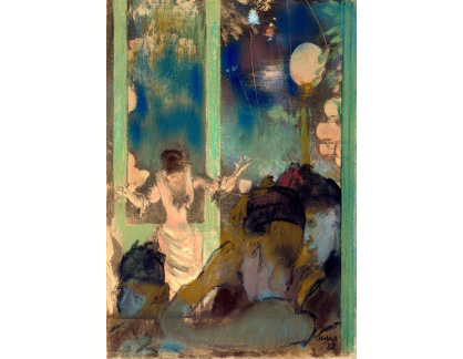 VR6-56 Edgar Degas - Slečna Bécat v kavárně des Ambassadeurs