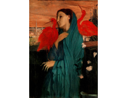 VR6-100 Edgar Degas - Mladá žena s ibisy