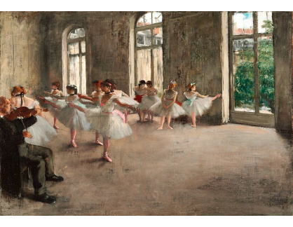 VR6-9 Edgar Degas - Zkouška baletu