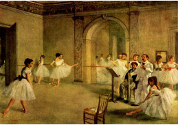 VR6-10 Edgar Degas - Balet v opeře Rue Peletier
