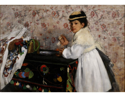 VR6-39 Edgar Degas - Portrét Hortense Valpincon