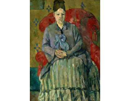 VR10-12 Paul Cézanne - Paní Cézanne v červeném křesle