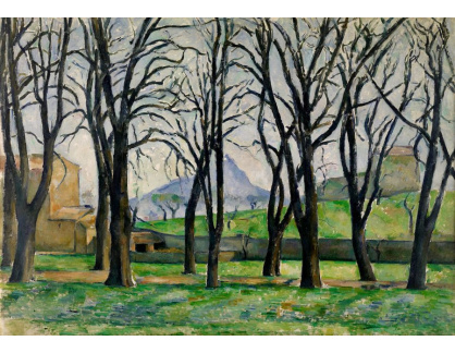 VR10-35 Paul Cézanne - Kaštany v Jas De Bouffan