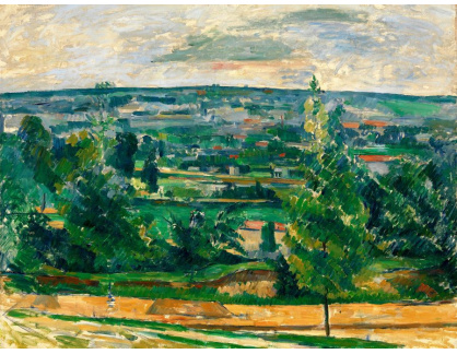 VR10-45 Paul Cézanne - Krajina v Jas de Bouffan