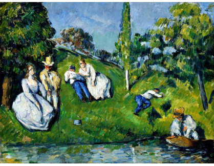 VR10-52 Paul Cézanne - U rybníka