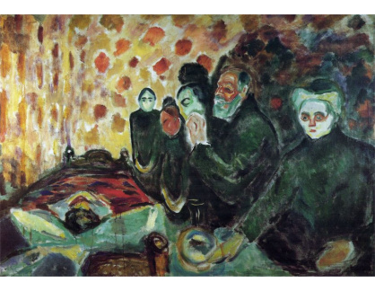 VEM13-10 Edvard Munch - Na smrtelné posteli